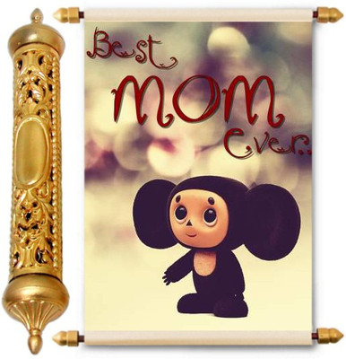 

Lolprint Gold Mothers Day Gift Scroll Greeting Card(Multicolor, Pack of 1)