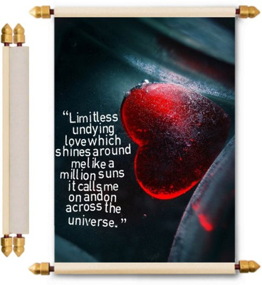 

Lolprint Love Scroll Greeting Card(Multicolor, Pack of 1)