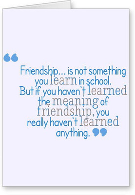 

Lolprint Quotes Friendship Day Greeting Card(Multicolor, Pack of 1)