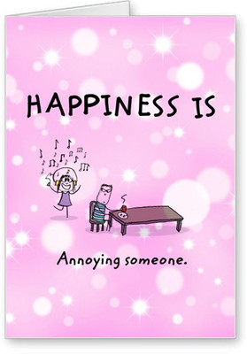 

Lolprint Happiness Is Rakhi Greeting Card(Multicolor, Pack of 1)