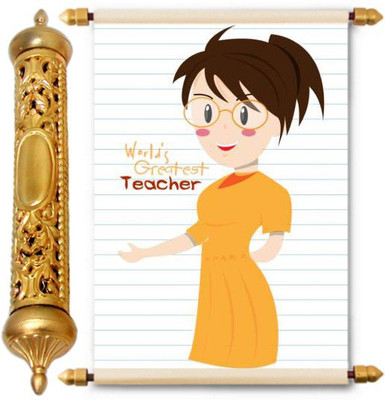 

Lolprint Gold Teachers Day Gift Scroll Greeting Card(Multicolor, Pack of 1)