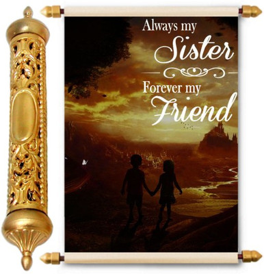 

Lolprint Gold Rakhi Gift Scroll Greeting Card(Multicolor, Pack of 1)