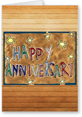

Lolprint Happy Anniversary Greeting Card(Multicolor, Pack of 1)