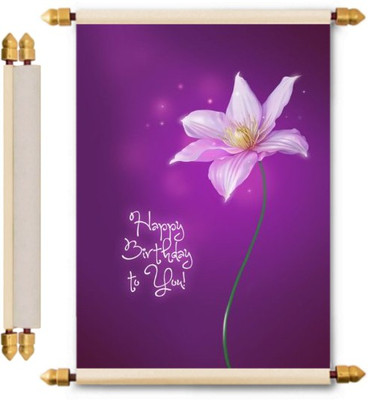 

Lolprint Birthday Scroll Greeting Card(Multicolor, Pack of 1)
