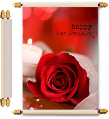 

Lolprint Anniversary Scroll Greeting Card(Multicolor, Pack of 1)