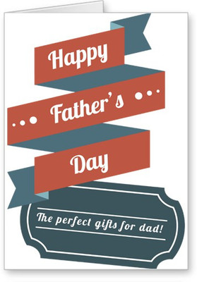 

Lolprint Happy Fathers Day Greeting Card(Multicolor, Pack of 1)