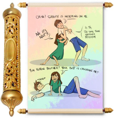 

Lolprint Gold Rakhi Gift Scroll Greeting Card(Multicolor, Pack of 1)