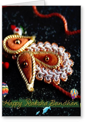 

Lolprint Happy Raksha Bandhan Greeting Card(Multicolor, Pack of 1)