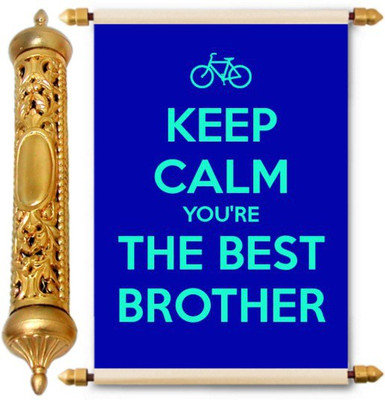 

Lolprint Gold Rakhi Gift Scroll Greeting Card(Multicolor, Pack of 1)
