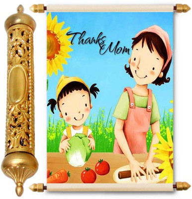 

Lolprint Gold Mothers Day Gift Scroll Greeting Card(Multicolor, Pack of 1)