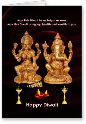 

Lolprint Diwali Greeting Card(Multicolor, Pack of 1)