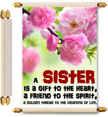 

Lolprint Rakhi Gifts Scroll Greeting Card(Multicolor, Pack of 1)