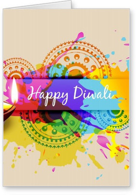 

Lolprint Diwali Greeting Card(Multicolor, Pack of 1)