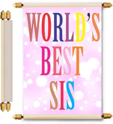 

Lolprint Rakhi Gifts Scroll Greeting Card(Multicolor, Pack of 1)