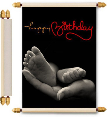

Lolprint Birthday Scroll Greeting Card(Multicolor, Pack of 1)
