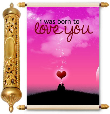 

Lolprint Gold Love Scroll Greeting Card(Multicolor, Pack of 1)
