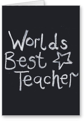 

Lolprint World'S Best Teacher Day Greeting Card(Multicolor, Pack of 1)