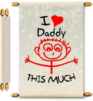 

Lolprint Fathers Day Scroll Greeting Card(Multicolor, Pack of 1)