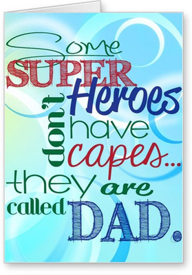 

Lolprint Fathers Day Wishes Greeting Card(Multicolor, Pack of 1)