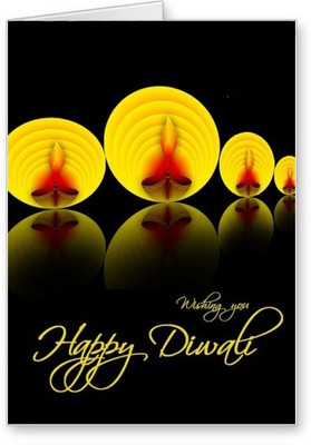 

Lolprint Diwali Greeting Card(Multicolor, Pack of 1)