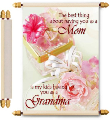 

Lolprint Mothers Day Gifts Scroll Greeting Card(Multicolor, Pack of 1)