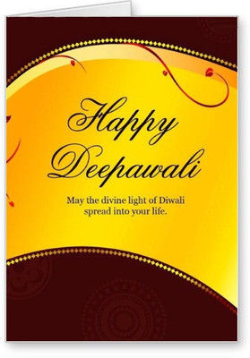 

Lolprint Diwali Greeting Card(Multicolor, Pack of 1)