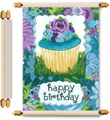 

Lolprint Birthday Scroll Greeting Card(Multicolor, Pack of 1)
