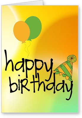 

Lolprint Happy Birthday Greeting Card(Multicolor, Pack of 1)