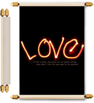 

Lolprint Love Scroll Greeting Card(Multicolor, Pack of 1)