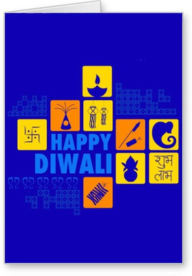 

Lolprint Diwali Greeting Card(Multicolor, Pack of 1)