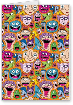 

Lolprint Pattern Greeting Card(Multicolor, Pack of 1)