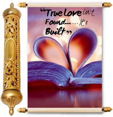 

Lolprint Gold Love Scroll Greeting Card(Multicolor, Pack of 1)