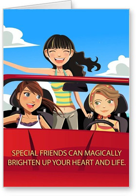 

Lolprint Special Friend Friendship Day Greeting Card(Multicolor, Pack of 1)