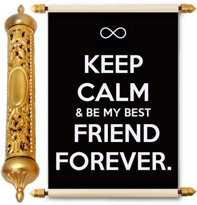 

Lolprint Gold Friendship Day Gift Scroll Greeting Card(Multicolor, Pack of 1)