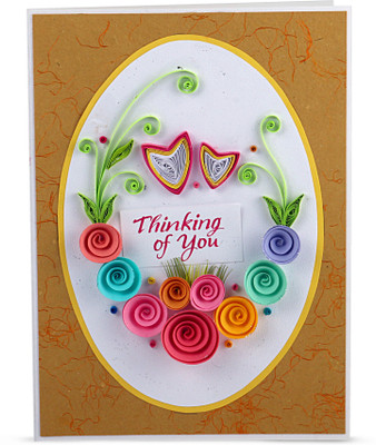 

Handcrafted Emotions Greeting Card(Multicolor, Pack of 1)