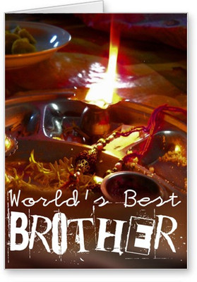 

Lolprint World's Best Brother Rakhi Greeting Card(Multicolor, Pack of 1)