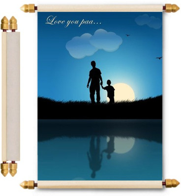 

Lolprint Fathers Day Scroll Greeting Card(Multicolor, Pack of 1)