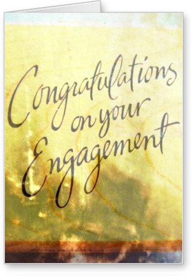 

Lolprint Congratulations on your Engagement Greeting Card(Multicolor, Pack of 1)