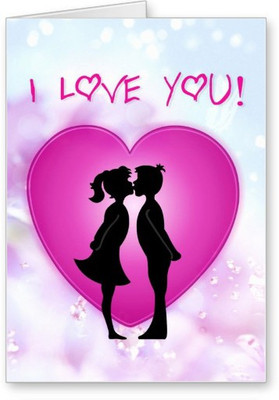

Lolprint I Love You Kissing Couple Greeting Card(Multicolor, Pack of 1)
