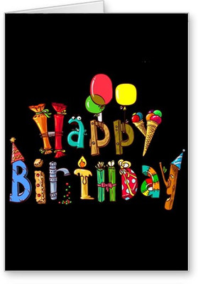 

Lolprint Happy Birthday Greeting Card(Multicolor, Pack of 1)