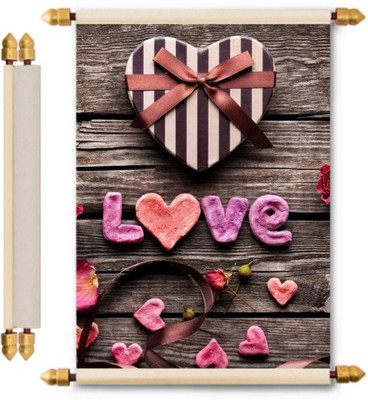 

Lolprint Love Scroll Greeting Card(Multicolor, Pack of 1)
