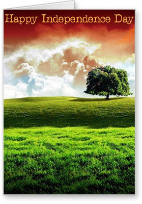 

Lolprint Happy Independence Day Greeting Card(Multicolor, Pack of 1)
