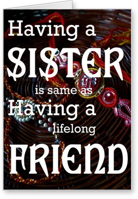 

Lolprint Sister Friend Rakhi Greeting Card(Multicolor, Pack of 1)