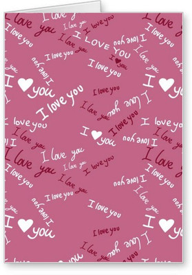 

Lolprint Pattern Greeting Card(Multicolor, Pack of 1)
