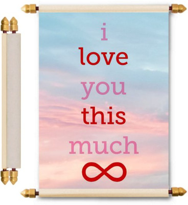 

Lolprint Love Scroll Greeting Card(Multicolor, Pack of 1)