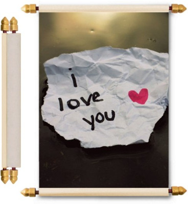 

Lolprint Love Scroll Greeting Card(Multicolor, Pack of 1)