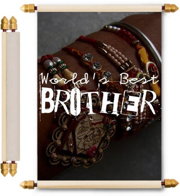 

Lolprint Rakhi Gifts Scroll Greeting Card(Multicolor, Pack of 1)