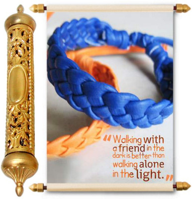 

Lolprint Gold Friendship Day Gift Scroll Greeting Card(Multicolor, Pack of 1)