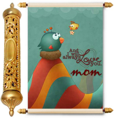 

Lolprint Gold Mothers Day Gift Scroll Greeting Card(Multicolor, Pack of 1)