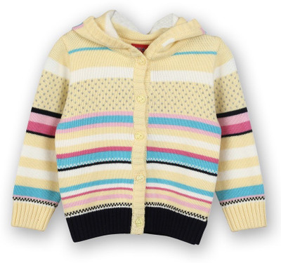 Lilliput Baby Girls Button Cardigan, Yellow